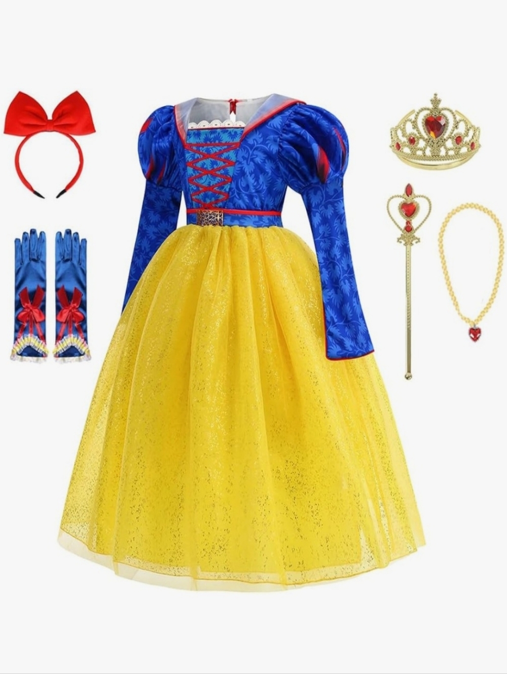 Princess Dress Costume Set